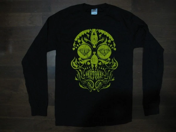 Deftones- Gold Skull / Extremely Rare- Long Sleeve Shirt